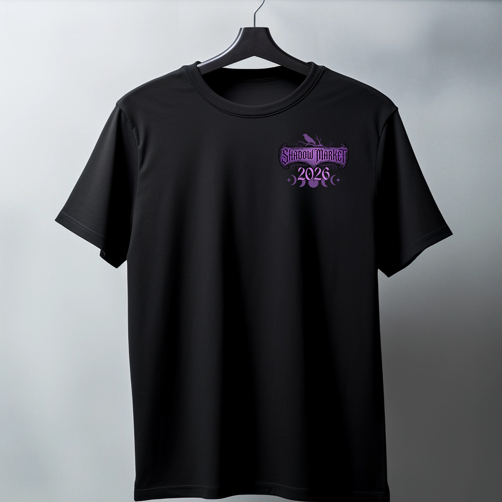 Shadow Market Event T-Shirts 2026 Black